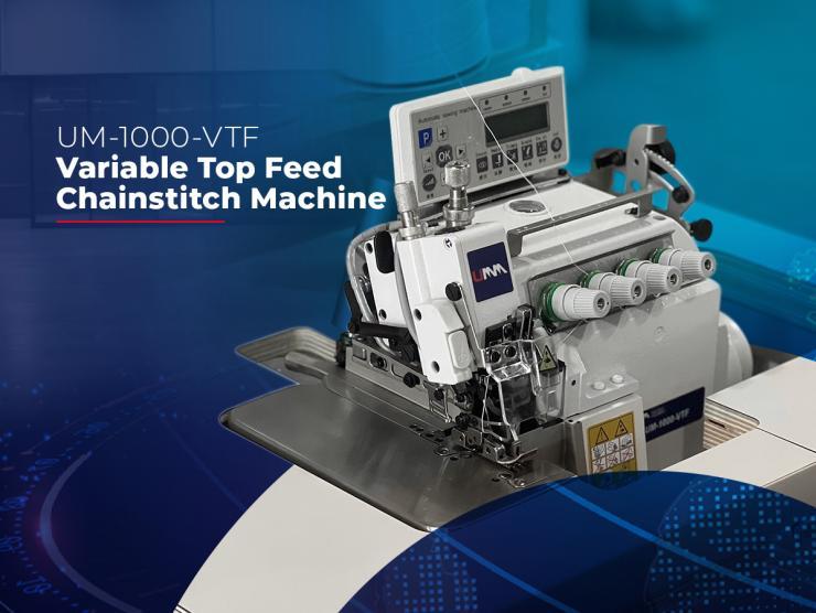 UM-1000-VTF Variable Top Feed Chainstitch Machine