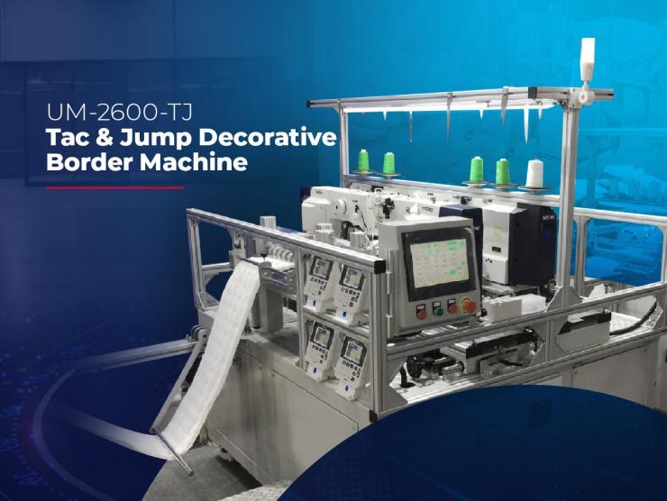 UM-2600-TJ Tac & Jump Decorative Border Machine