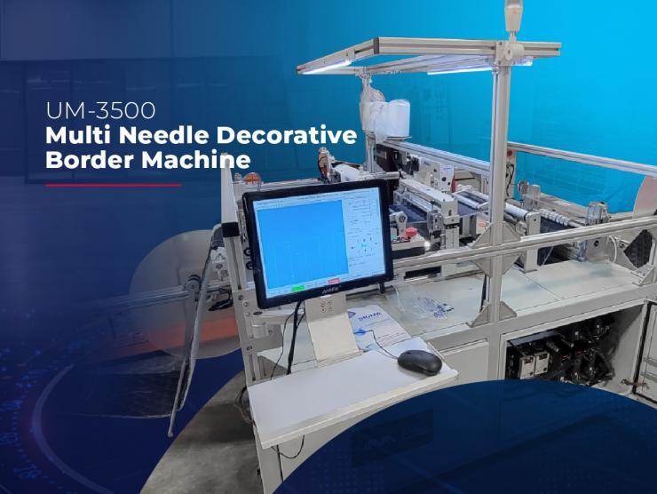 UM-3500 Multi Needle Decorative Border Machine