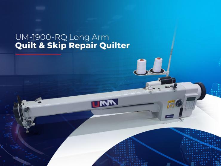 UM-1900-RQ Long Arm Quilt & Skip Repair Quilter